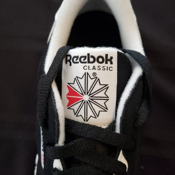 NEW Reebok Classic Nylon Men's Black/White Size 7 Shoes - Picture 6 of 8